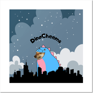 Dinocheems in the city dino cheems Posters and Art